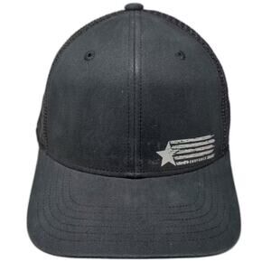 BK Caps Trucker Hat Black Gray OS ENRFORCE Graphic Mesh Snapback Adjustable